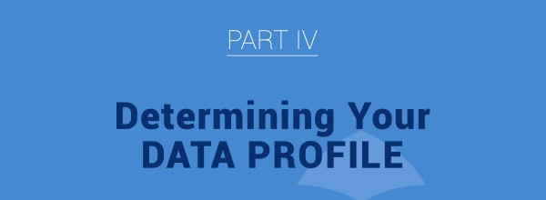 Part 4: Determining Your Data Profile